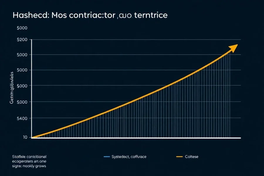 Graphique de la hausse du coût du changement dans le logiciel