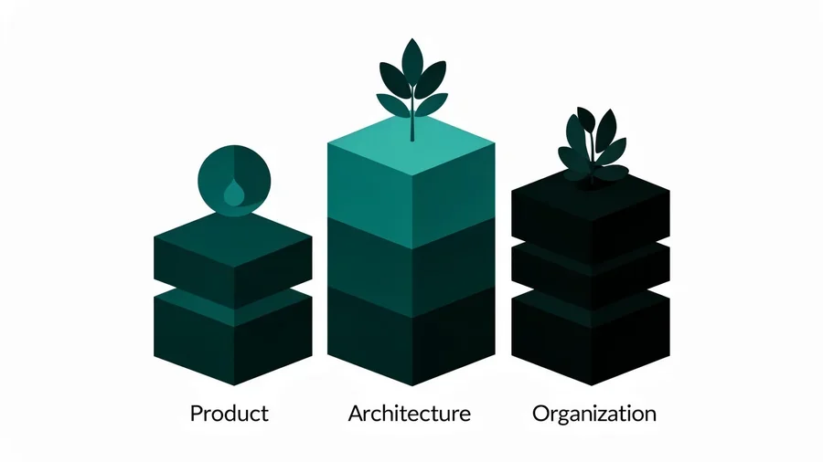 La cohérence entre produit, architecture et organisation